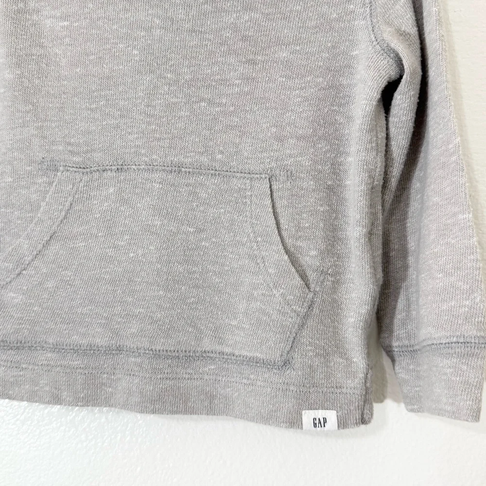 BABY GAP • TODDLER BOYS' SILVER LONG SLEEVE SNIT HOODIE - 2T - Picture 5 of 9